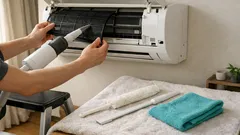 エアコンのニオイは中の汚れサイン 100均でできる外側・フィルター・吹き出し口の掃除手順