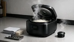 炊飯器のふた裏と蒸気口、毎回3分でできる掃除ルーティン