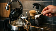 クエン酸で水あか掃除が楽になる、電気ケトルと蛇口の簡単リセット術