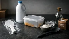 しゃもじのベタつきを5分で落とす方法 ラップと塩素系で復活