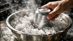 氷と塩で缶飲料を2分で急冷する方法、冷やし忘れでも間に合う