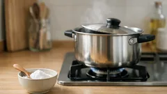 鍋底の焦げ付きは重曹で落ちる 加熱＋放置でラクに復活させる手順