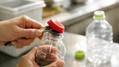 固くて外れない調味料ボトルのフタ、スプーン1本でスルッと外す裏ワザ