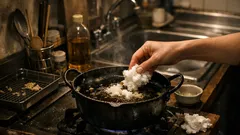 ダイソーの「廃油を吸収する白わた」で揚げ物後の油処理が驚くほどラクになった話